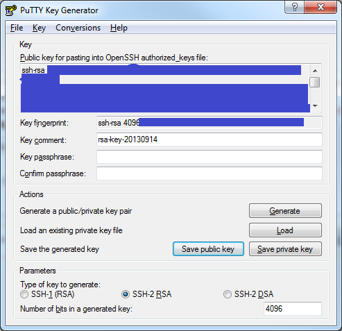 ESXi key generation