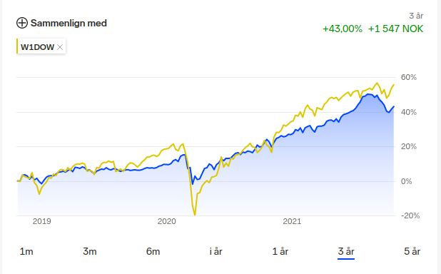 Static and Passive Mutual Fund Portfolio for 2 Years